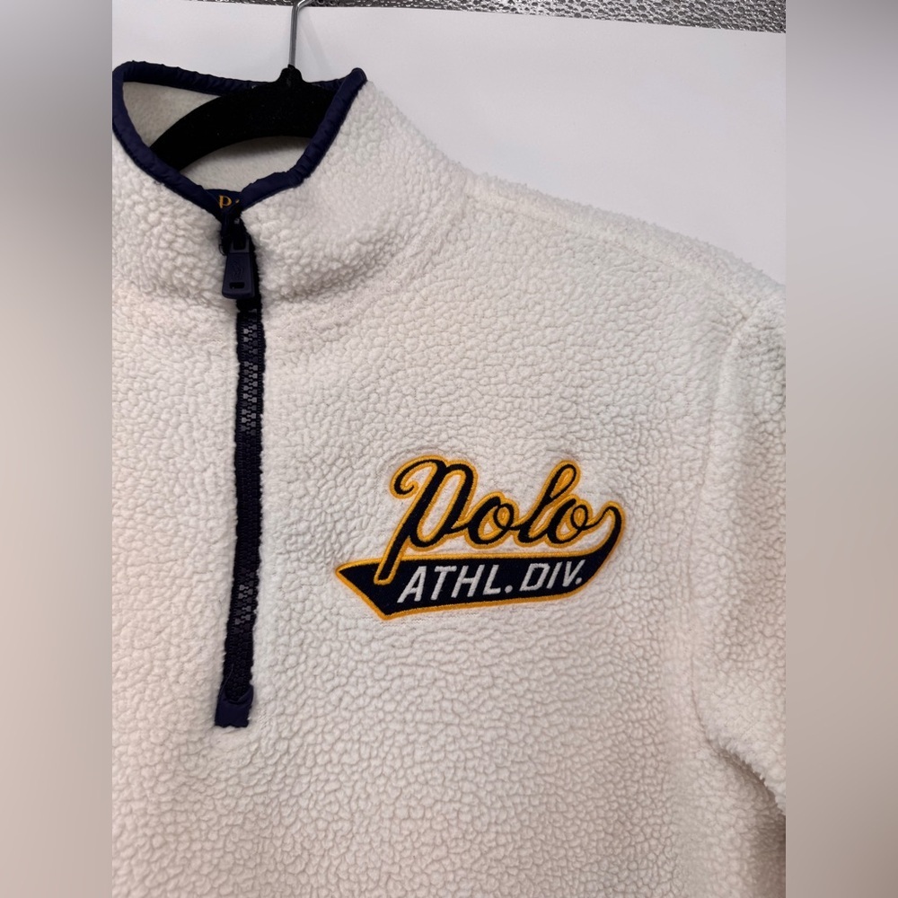 Polo Ralph Lauren Youth 1/2 Zip Pullover Fleece Sweatshirt L (14/16) - Picture 2 of 7